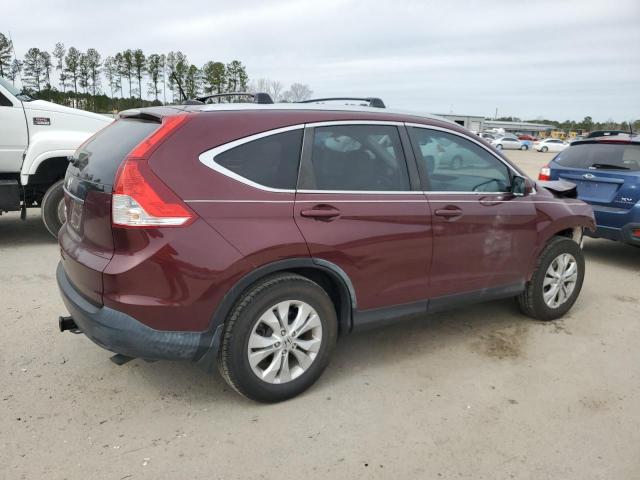 5J6RM3H76EL021577 - 2014 HONDA CR-V EXL MAROON photo 3