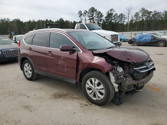 5J6RM3H76EL021577 - 2014 HONDA CR-V EXL MAROON photo 4