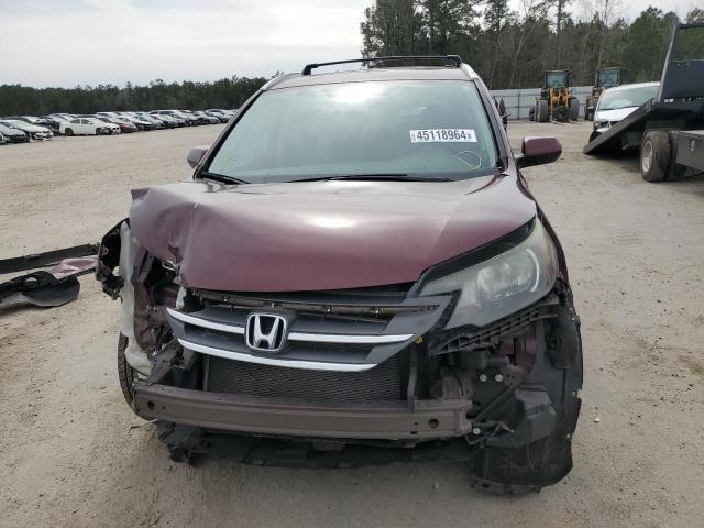 5J6RM3H76EL021577 - 2014 HONDA CR-V EXL MAROON photo 5