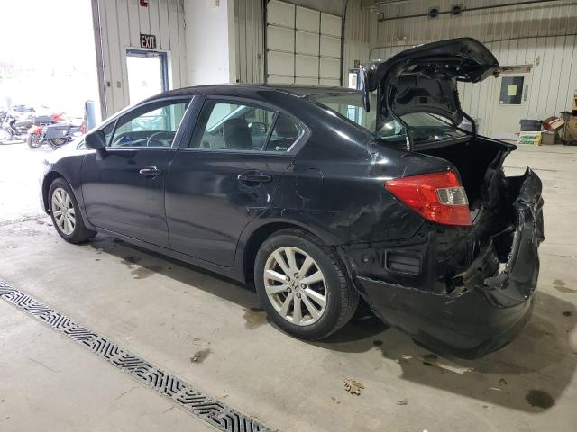 19XFB2F82CE364221 - 2012 HONDA CIVIC EX BLACK photo 2