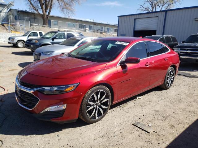 1G1ZG5ST7MF032656 - 2021 CHEVROLET MALIBU RS RED photo 1