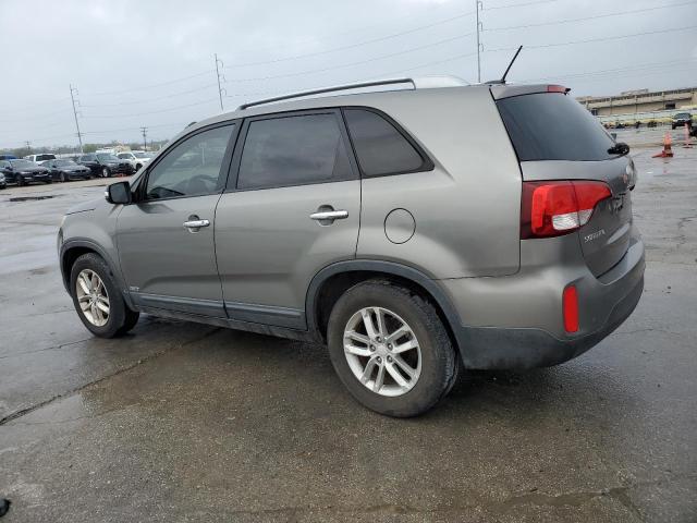 5XYKTCA66EG450161 - 2014 KIA SORENTO LX GRAY photo 2