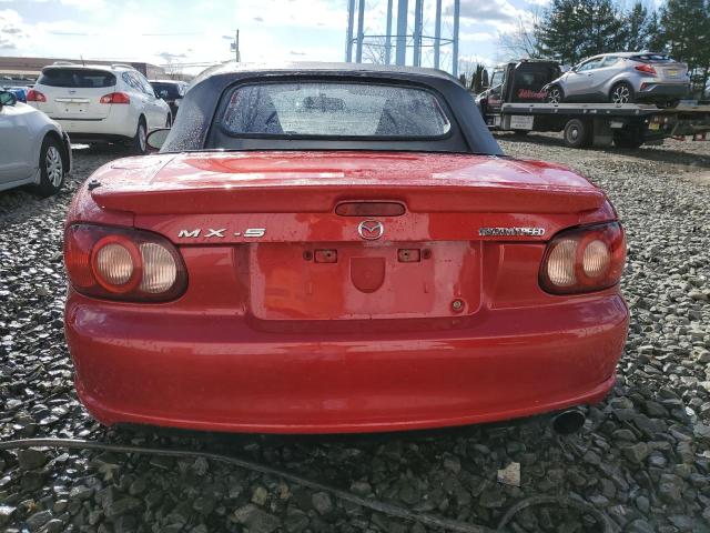 JM1NB354840405333 - 2004 MAZDA MX-5 MIATA SPEED RED photo 6