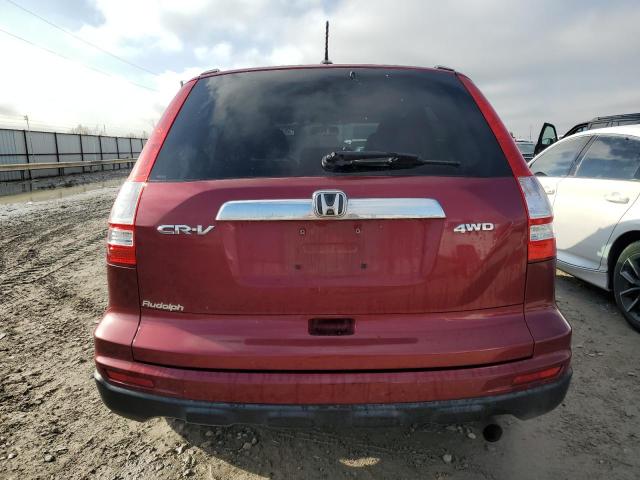 5J6RE4H79AL030366 - 2010 HONDA CR-V EXL MAROON photo 6