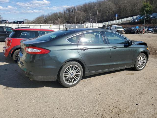 3FA6P0HD1FR125486 - 2015 FORD FUSION SE GREEN photo 3