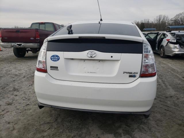 JTDKB20U897881553 - 2009 TOYOTA PRIUS WHITE photo 6