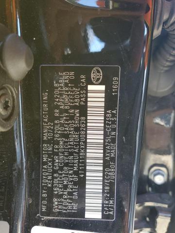 4T1T11BKXPU082638 - 2023 TOYOTA CAMRY SE NIGHT SHADE BLACK photo 13