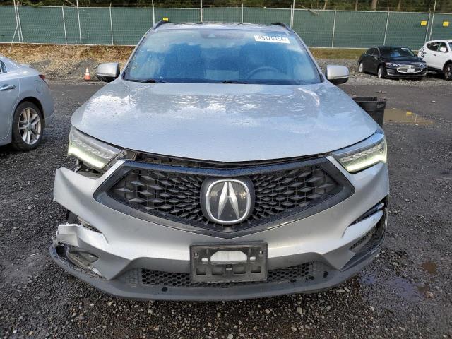 5J8TC2H66KL016361 - 2019 ACURA RDX A-SPEC SILVER photo 5