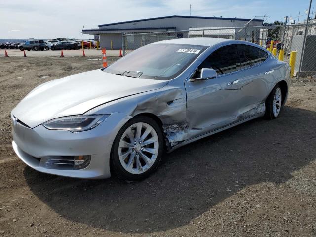 5YJSA1E12HF177935 - 2017 TESLA MODEL S ვერცხლისფერი ფოტო 1