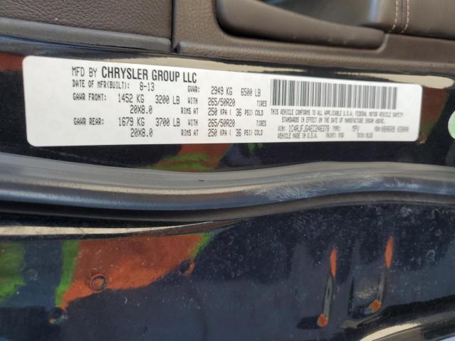 1C4RJFJG4EC246378 - 2014 JEEP GRAND CHER SUMMIT შავი ფოტო 13