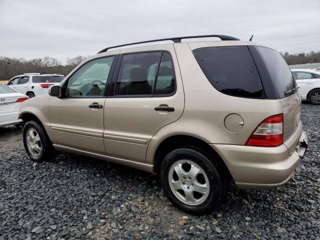 4JGAB57E33A412145 - 2003 MERCEDES-BENZ ML 350 TAN photo 2