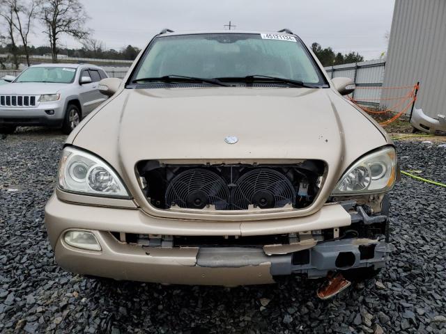 4JGAB57E33A412145 - 2003 MERCEDES-BENZ ML 350 TAN photo 5