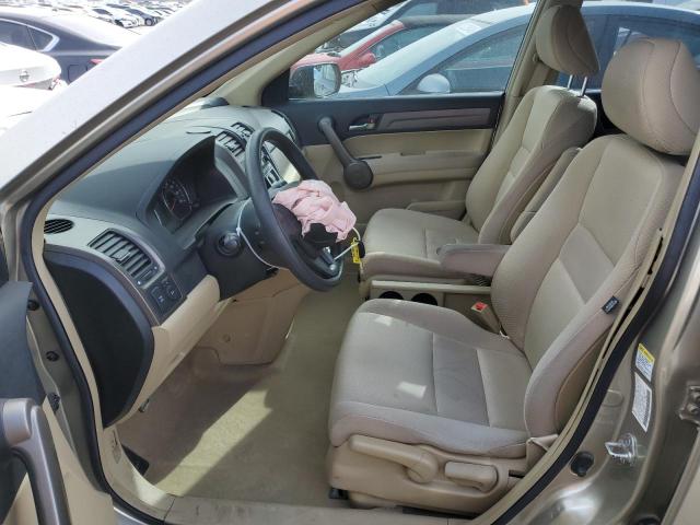 JHLRE38359C015374 - 2009 HONDA CR-V LX BEIGE photo 7