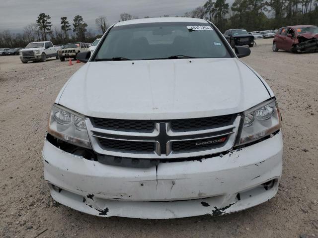 1C3CDZAB8EN221608 - 2014 DODGE AVENGER SE WHITE photo 5