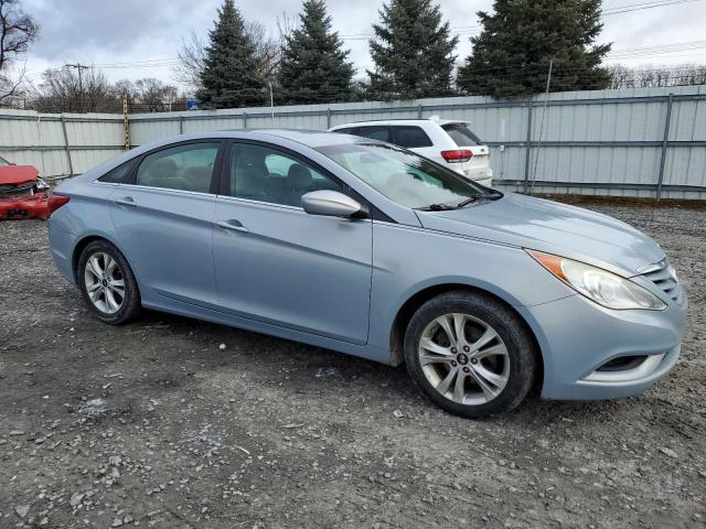 5NPEB4AC0BH073861 - 2011 HYUNDAI SONATA GLS BLUE photo 4