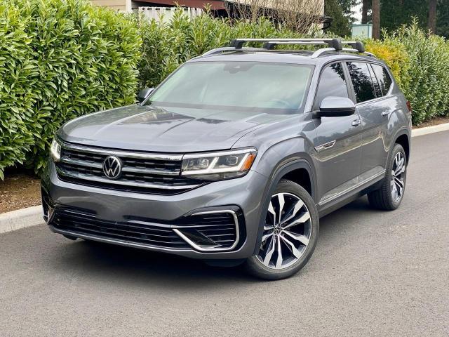 1V2SR2CA9MC552792 - 2021 VOLKSWAGEN ATLAS SEL R-LINE GRAY photo 1