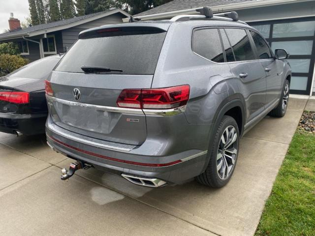 1V2SR2CA9MC552792 - 2021 VOLKSWAGEN ATLAS SEL R-LINE GRAY photo 4