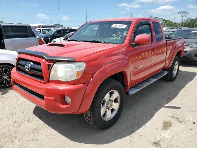 5TEUU42N16Z185819 - 2006 TOYOTA TACOMA ACCESS CAB RED photo 1