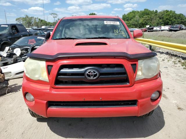 5TEUU42N16Z185819 - 2006 TOYOTA TACOMA ACCESS CAB RED photo 5