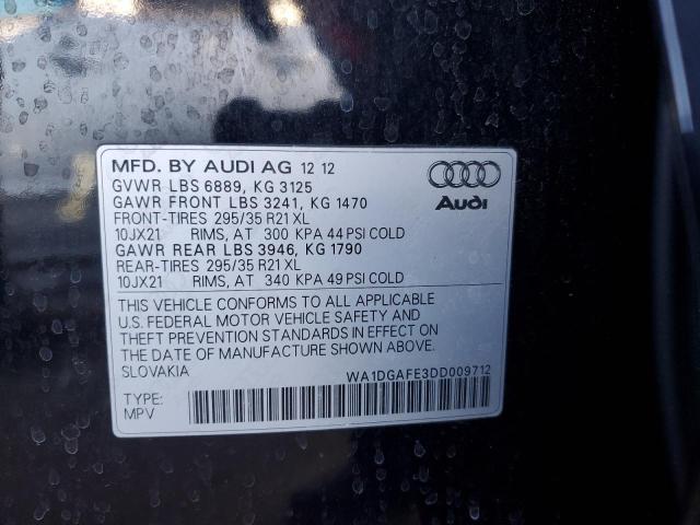 WA1DGAFE3DD009712 - 2013 AUDI Q7 PRESTIGE 黑色 照片 13