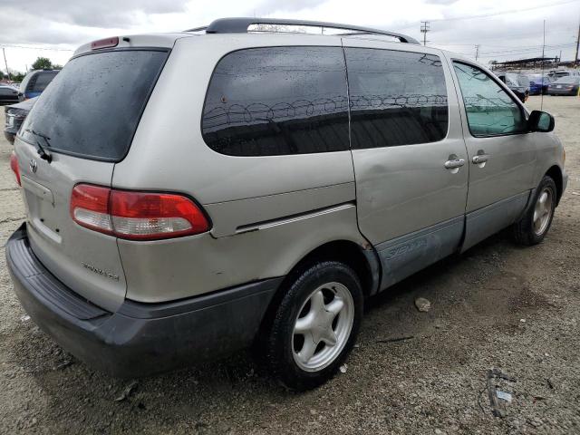 4T3ZF19C21U401071 - 2001 TOYOTA SIENNA CE BEIGE photo 3