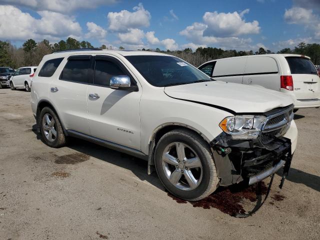 1D4SD5GT3BC592766 - 2011 DODGE DURANGO CITADEL WHITE photo 4