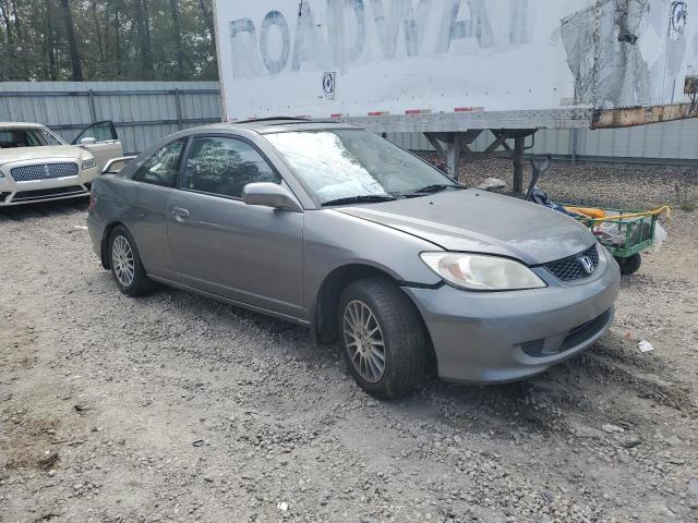 1HGEM22955L021760 - 2005 HONDA CIVIC EX GRAY photo 4