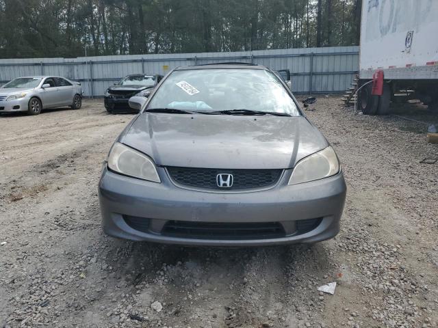 1HGEM22955L021760 - 2005 HONDA CIVIC EX GRAY photo 5