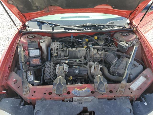2G1WX12K649269165 - 2004 CHEVROLET MONTE CARL SS RED photo 11