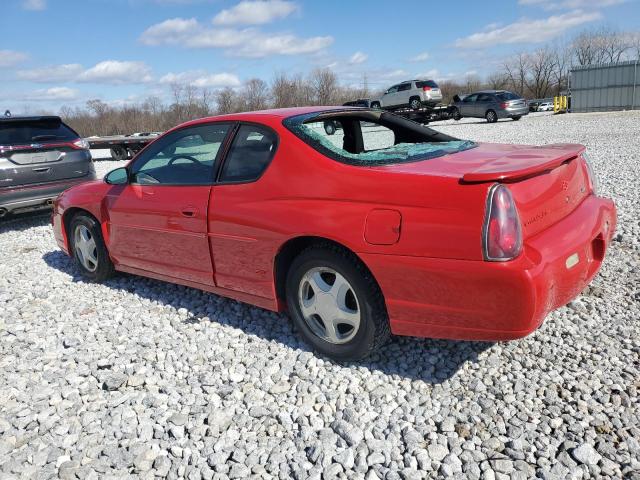 2G1WX12K649269165 - 2004 CHEVROLET MONTE CARL SS RED photo 2