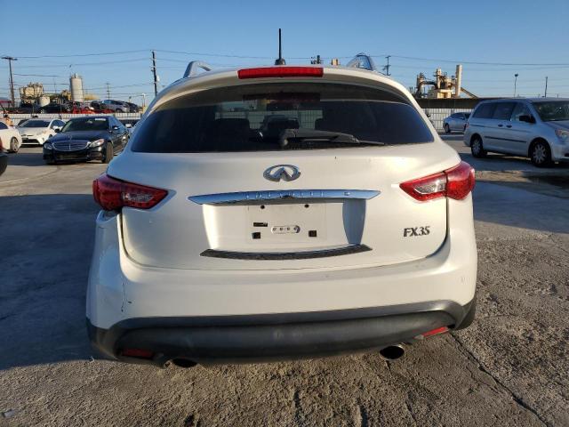 JN8AS1MU7AM802173 - 2010 INFINITI FX35 WHITE photo 6