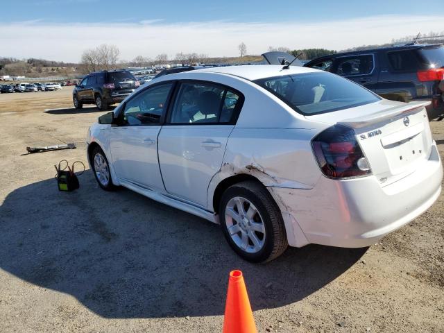 3N1AB6AP7CL738790 - 2012 NISSAN SENTRA 2.0 WHITE photo 2