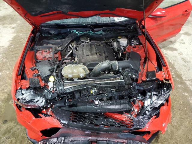 1FA6P8TH0K5116865 - 2019 FORD MUSTANG RED photo 11