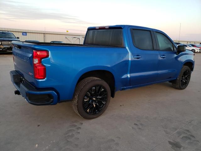 1GCUDEED5NZ600448 - 2022 CHEVROLET SILVERADO K1500 RST BLUE photo 3