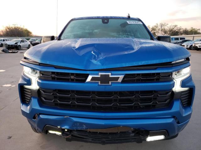 1GCUDEED5NZ600448 - 2022 CHEVROLET SILVERADO K1500 RST BLUE photo 5