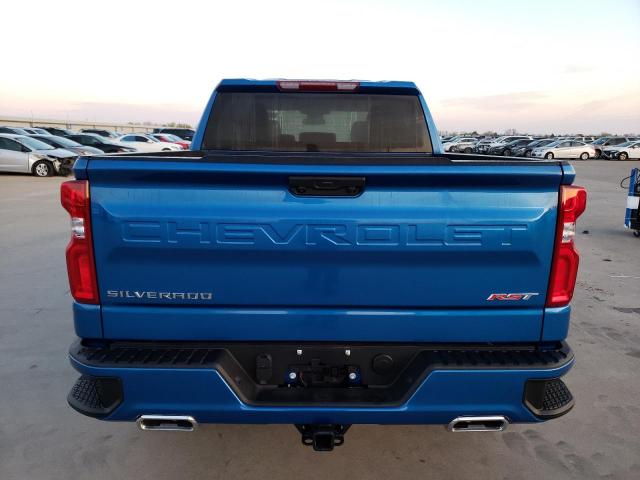 1GCUDEED5NZ600448 - 2022 CHEVROLET SILVERADO K1500 RST BLUE photo 6