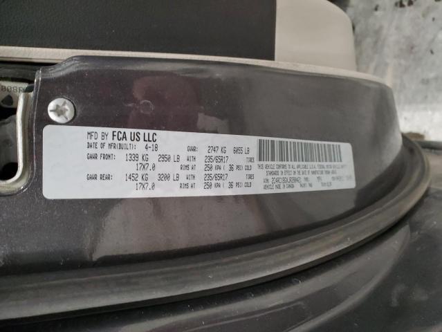 2C4RC1BGXJR280421 - 2018 CHRYSLER PACIFICA TOURING L GRAY photo 13