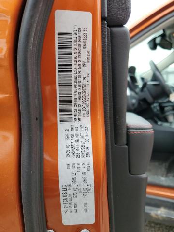 1C4PJMBS2GW300762 - 2016 JEEP CHEROKEE TRAILHAWK ნარინჯისფერი ფოტო 13