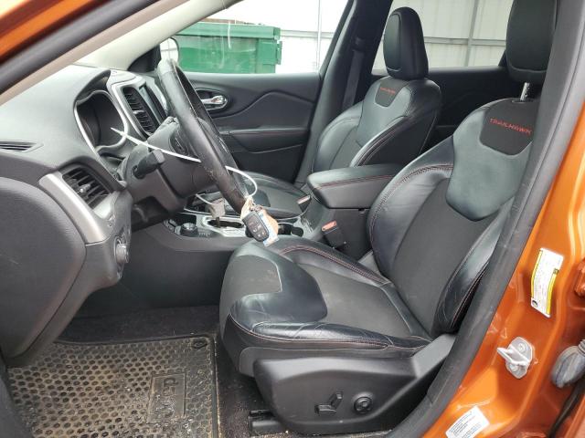 1C4PJMBS2GW300762 - 2016 JEEP CHEROKEE TRAILHAWK ნარინჯისფერი ფოტო 7