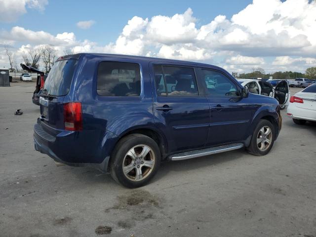 5FNYF3H52DB005260 - 2013 HONDA PILOT EXL BLUE photo 3