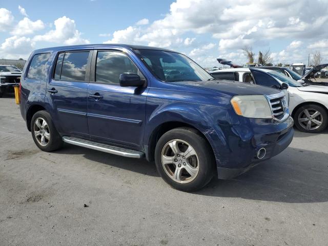 5FNYF3H52DB005260 - 2013 HONDA PILOT EXL BLUE photo 4