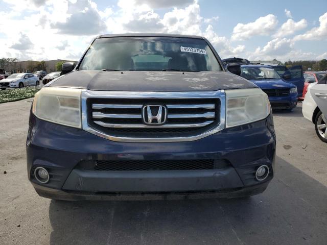 5FNYF3H52DB005260 - 2013 HONDA PILOT EXL BLUE photo 5