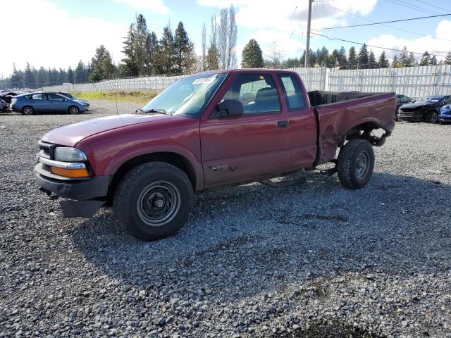 1GCDT19W728203364 - 2002 CHEVROLET S TRUCK S10 BURGUNDY photo 1