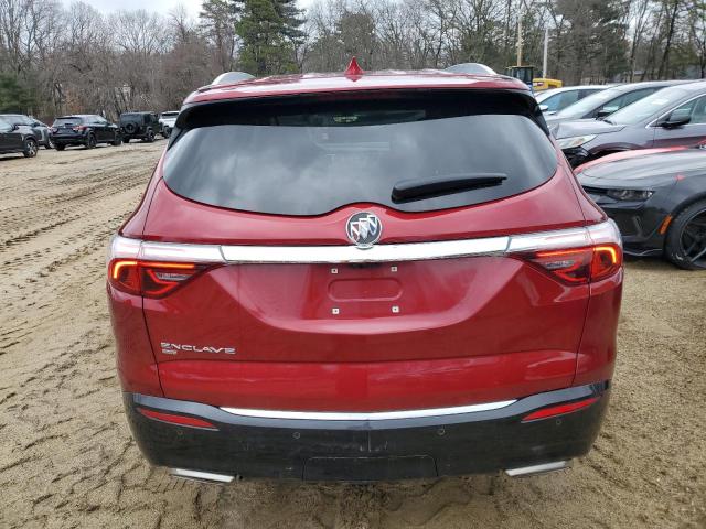 5GAEVBKW0NJ112000 - 2022 BUICK ENCLAVE PREMIUM RED photo 6