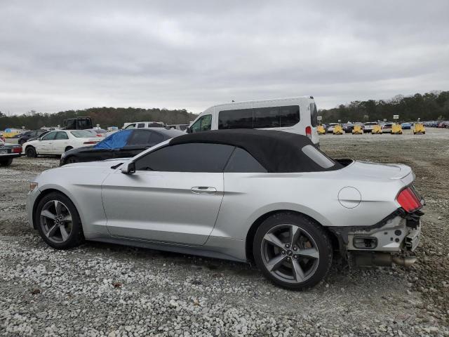 1FATP8EMXG5216198 - 2016 FORD MUSTANG SILVER photo 2