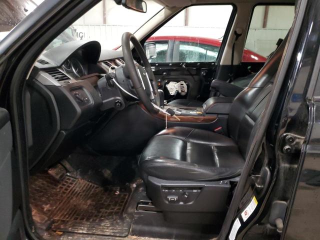 SALSK25438A160432 - 2008 LAND ROVER RANGE ROVE HSE BLACK photo 7
