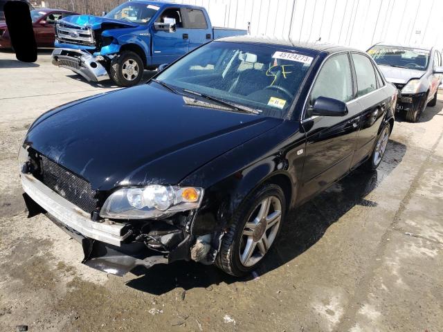 WAUDF78E38A064125 - 2008 AUDI A4 2.0T QUATTRO BLACK photo 1