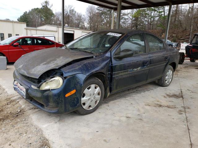 1B3ES46C51D154532 - 2001 DODGE NEON SE BLUE photo 1