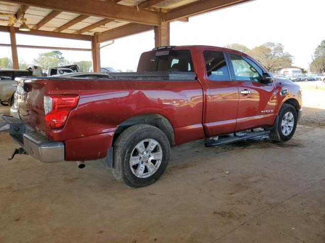 1N6AA1CJ8HN560131 - 2017 NISSAN TITAN S RED photo 3