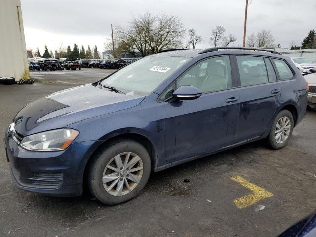 3VWC17AU5GM522891 - 2016 VOLKSWAGEN GOLF SPORT S BLUE photo 1